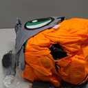 Joiedomi 5 FT Halloween Inflatables Outdoor Decorations, Inflatable Halloween Decor Outdoor Blow Up Pumpkin for Yard, Animated Blow Up Cat On Pumpkin with LEDs for Outside Decor