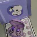 45dB Ear Plugs for Sleeping Noise Cancelling Ear Plugs for Noise Reduction & Snoring, Concerts, Earplugs for Sleep,Sider Sleepers Airplane, Silicone Earplugs Reusable Concert Ear Plug (Violet)