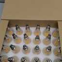 24-Pack Dimmable E12 LED Candelabra Bulbs 40Watt Equivalent, 2700K Warm White, 450Lumens, 4W B11 Vintage Chandelier Light Bulbs, LED Filament Clear Glass Candle Lamp for Ceiling Fan Home Decor