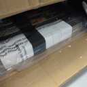 Telescoping Ladders 16.5 FT Stainless Steel Extension Ladders - Multi-Button Retraction Collapsible Ladder for Home,RV,Loft, Lasts 375 LBS with Balance Bar,2 Triangle Stabilizers and Wheels