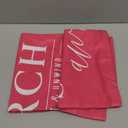 TAJWE Pink Outdoor Pillow Covers Waterproof 12x20 Set of 2 Decorative Welcome to Our Porch Stay Awhile Cushion Cases for Patio Furniture Sofa Couch Decor