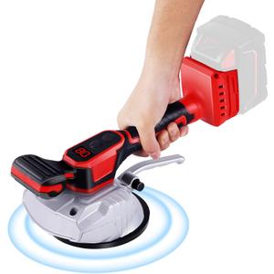 YJINGRUI Tile Vibration Leveling Machine, for Milwaukee 18V Max Battery, Cordless Tile Installation Tool, Tiler Vibrator Tool with 8 Speed, Suction Cup, Digital Display for Floor Tile Wall