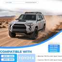 ECOTRIC Hood Scoop Compatible with 2010-2022 Toyota 4Runner/Tacoma Sport