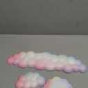 Cloud Wrist Rest for Computer Keyboard Arm Wrist Rest with Non-Slip Base Extended Wrist Rest Ergonomic Memory Foam for Keyboard and Mouse Typing Pain Relief, Office, Gaming, Computer (Rainbow Set)