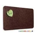 Feltor Cork Board Alternative, 29"x23" Felt Picture Board, Contains 1 Box of 20 Push Pins (Random Color), Better Home Wall Decoration Than Paper Bulletin Board Roll - Cola