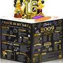 16th Birthday Card for Girls Boys, 3D Pop Up 16th Birthday Gifts Cards, Happy 16 Birthdays Decorations for 16 Year Old Son Daughter, Funny Back In 2009