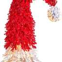 Nearly Natural 9ft. Holiday Red Santa Hat Artificial Christmas Tree with 600 LED Lights and 1992 Bendable Branches