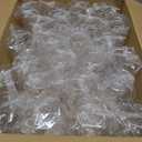 48 Stemless Plastic Wine Glasses - 12oz Clear Disposable Party Cups for Parties - Wine Tumblers