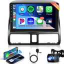 8 Core 4+64G Android Car Radio Car Stereo for Honda CRV 2002-2006 with Wireless Carplay Android Auto, 9 Head Unit Touch Screen Mirror Link WiFi GPS Navigation Bluetooth FM RDS DSP Backup Camera SWC
