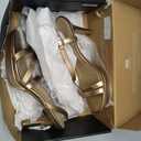 Naturalizer Women’s Brenta Heeled Sandal (Beige) 9