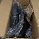 BestOffice | Ergonomic Office Chair | Mid-Back Swivel Desk Chair | Breathable Backrest & Lumbar Support | Adjustable Height | Sponge Seat | Rolling Wheels | Black | for Adults & Women