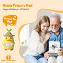 3 x Positive Duck, Positive Crochet Duck, Suitable for Room Office Desktop Decoration, Teacher, Friend, Colleague, Graduation Gift, Fun Emotional Gift, Emotional Motivation Crochet Duck