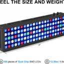 Wills Aquarium Light, 200W Full Spectrum LED Reef Lights, 28"x8.5"x2.4"
