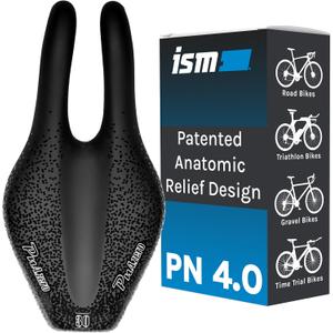 ISM PN Series Padded Road Bike Saddle - Professionally Designed Noseless Bicycle Seat for Road, Time Trial, Triathlon, and Gravel Bikes - Performance Road Bike Seat for Reduced Numbness