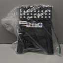 Delxo Folding Step Stool, 13 inch Non-Slip Foldable Stools Up to 300 LBS, Step Stool with Handle, Lightweight for Kitchen, Bathroom, Bedroom, Garden, Black, 1PC