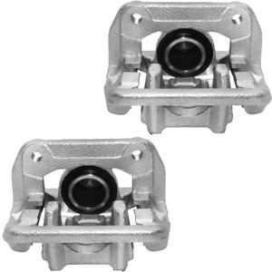 Rear Disc Brake Caliper Assembly with Bracket Compatible with Honda Element 2003-2011 2.4L, Acura TL 1999-2008 3.2L/3.5L, CL 2001-2003 3.2L, 19-B2589 19-B2588 Rear Driver and Passenger Side