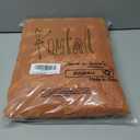 KOUFALL Fall Sheer Curtains 96 Inch Long 2 Panel Set,Autumn Decor for Home,8FT Length Floor to Ceiling for Living Room Bedroom Dark Burnt Orange