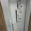 EOYUTLLY Shoe Cabinet for Entryway with 2 Flip Drawers,Narrow Wooden Shoe Storage Cabinet with Metal Legs,Hold 24 Pairs, 4-Tier Adjustable ShelvesFreestanding Hidden Shoe Organizer for Hallway, Foyer (White)