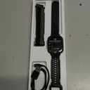 Smart Watches for Men Android iPhone (2 Bands), [1.85" AMOLED Screen] Smartwatch Fitness Tracker 3ATM Waterproof with Bluetooth Calls, AI Control, Heart Rate/SpO2/Sleep Monitor, 7 Days Battery (Black)