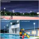 Leddictive 2 Pack LED Flood Lights Outdoor, 50W 5000LM Super Bright Floodlight Outside Work Light with 5.9FT Plug, IP65 Waterproof 6000K Outdoor LED Flood Light for Garage, Yard, Lawn, Garden