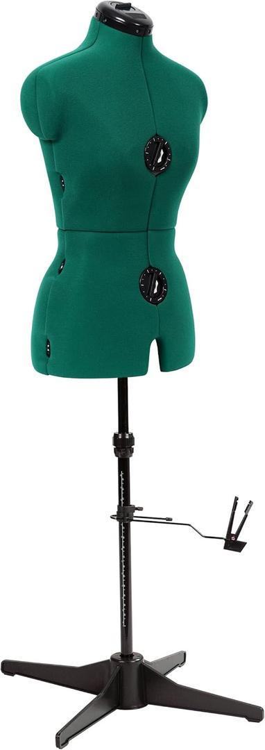 Dritz Sew You Adjustable Dress Form, Small (Opal Green)
