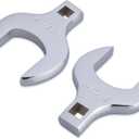 EFFICERE 14-Piece Premium 1/2" Drive Jumbo Crowfoot Wrench Set, Chrome Vanadium Steel, Includes Standard SAE Sizes from 1-1/16" to 2" with Storage Tray
