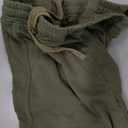 Women's Casual Wide Leg Pants High Waist Drawstring Sweatpants Baggy Athletic Trousers with Pockets (Olive)