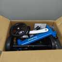 BlessReach Knee Scooter Steerable Knee Walker Deluxe Medical Scooter for Foot Injuries Adult Compact Crutches, Supports Up to 300 lbs（Blue）