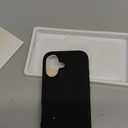 JETech Liquid Silicone Case for iPhone 16 6.1-Inch, Silky Soft Touch Full-Body Protective Phone Case, Anti-Scratch Shockproof Cover with Microfiber Lining (Black)