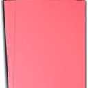Hamilco Colored Cardstock Scrapbook Paper 8.5" x 11" Taffy Pink Color Card Stock Paper, 50 Pack