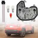 Rear Tail Lamp Housing Holder Bracket Compatible with Jeep Renegade 2015-2023 Right Passenger Side Light Holder Bracket with Plug and Bulb 68270837AA