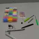 Kamtop Snaps and Snap Pliers Set, 408 Sets T5 Plastic Snap Buttons 24 Colors, Snap Fasteners Snap Press Pliers Snaps Starter Kit Snap Setter Tool for Clothes Sewing Bibs Rain Coat DIY Crafting