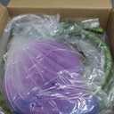 3Pcs Large Butterfly Decorations, Wedding Giant Butterfly with Stand, Big Artificial Butterflys for Wedding Ceremony Decoration, Reception Backdrops, Home Decor, Art Gallery, Shop Windows (Purple)