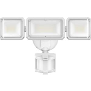 LEPOWER 45W Flood Lights Motion Sensor Outdoor Lights, 4800LM LED Security Light, Dusk to Dawn Motion Sensor Light, 3 Modes, 5000K, IP65 Waterproof, Outdoor Flood Light for Garage Yard PorchWhite