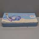 Snorkeling Gear for Adults, Dry-Top Snorkel Set Scuba Diving mask, 180Panoramic Wide View Professional Snorkeling Gear Breathing Freely Snorkel Mask (Yellow+Red)