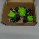 Zing Stikbot Megabots - Green (Knockout) Stikbot Poseable Collectible Stop Motion Action Figures and Mega Vehicles