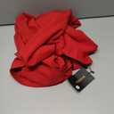 WOOSEA Women Sleeveless V Neck Split Evening Cocktail Long Dress (Large, Red)