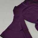 DRESSTELLS Cocktail Dress 2025, Long Bell Sleeves & V-Neck, Formal Bridesmaid Prom Dresses for Party (Small)