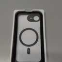 Miracase Magnetic for iPhone 16e Case Full-Body Phone with Built-in Glass Screen Protector, [Compatible with MagSafe] Military Drop Proof 16 E Cover Bumper 6.1 inch, Black