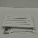 Wooden WiFi Router Storage Box Hider Shelf, Decorative Projector Box Hider Rack Countertop, for Cable, Modem, Internet, Router Power Cover Storage Organizer Cabinet Wall Mounted, Solid Wood White