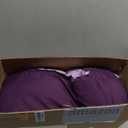 Amazon Basics Reversible Lightweight Microfiber All Season Bed Comforter Blanket, Plum/Light Purple, Twin/Twin XL