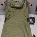 ONTYZZ Stadium Seats with Back Support Inflatable Portable Folding Comfort Seat Waterproof Cushion with Backrest for Sports Events Stadium and Camping, Green : Sports & Outdoors, Green