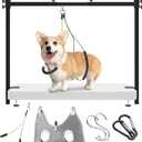 H Shape Dog Grooming Arm for Table, M Size Hammock, 42" H, 31-43" W