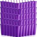 Honeydak 30 Pack Tumbler with Straw and Lid Bulk Glitter Plastic Cups Water Bottle Iced Coffee Travel Mug Reusable Party Favor Cups for Birthdays travel 24-27 oz (Purple)