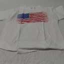 American Flag 4th of July Vintage USA Flag Patriotic T-Shirt (Small)