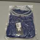 PrinStory Womens Pajamas Set Summer 2 Piece Pajama Sleeveless Tank and Shorts Soft Pj Sets with Pockets (Blue, L)