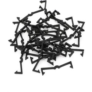 32PCS Retaining Clips Peg Board Locks Hook Plastic Pegboard Retaining Clips