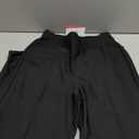 IUGA Womens Dress Pants Stretchy Work Pants Business Casual Wide Leg Slacks Trousers Office Outfits (Small, Black)