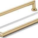 khtumeware 2-Pack 8-Inch(203mm) Champagne Bronze Cabinet Pulls,Warm Brass Handles for Kitchen & Bathroom Drawers, Cupboards Hardware