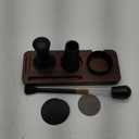 51mm Espresso Accessories Kit, 7pcs Espresso Machine Accessories Kit Espresso Tamper with Coffee Distributor, WDT Tool, Dosing Funnel, Puck Screen, Grinder Brush, Tamping Station